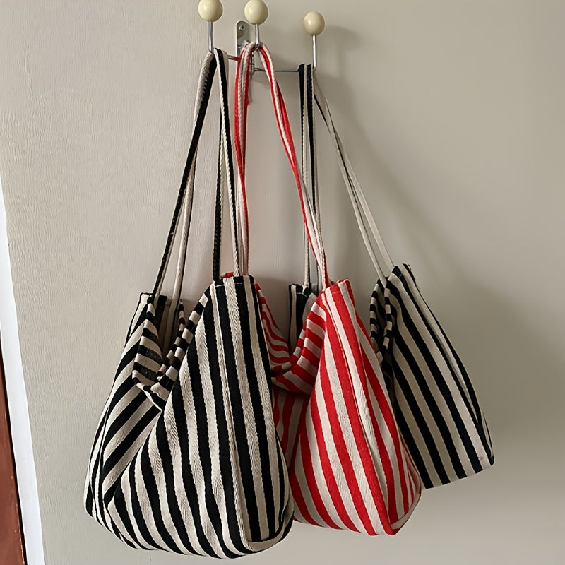 Spacious & Versatile Chic Canvas Tote - Durable & Easy to Clean - Ideal For Work, School Or Day Out