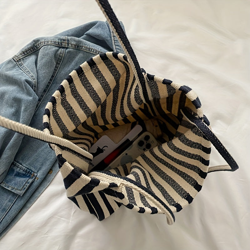 Spacious & Versatile Chic Canvas Tote - Durable & Easy to Clean - Ideal For Work, School Or Day Out